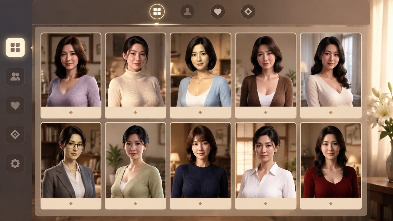 熟女日 多角色路线 演示图 3